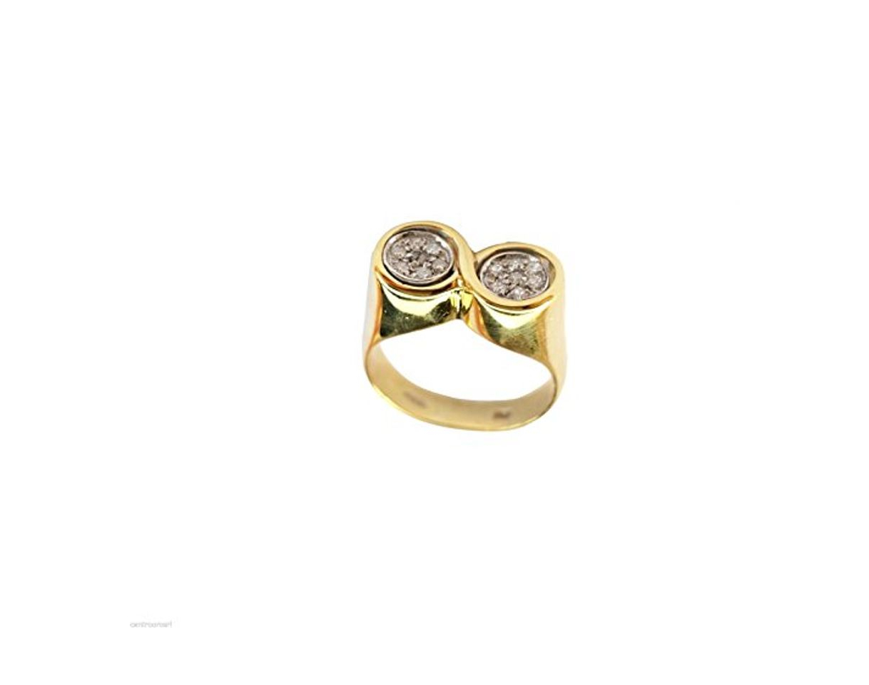 Moda Anillo de Mujer de Oro Amarillo Para Hombre con 18kt 750 000