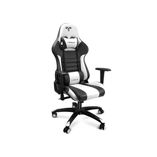 Furgle Office Gaming Chair Silla de Carreras con Respaldo Alto y reposabrazos