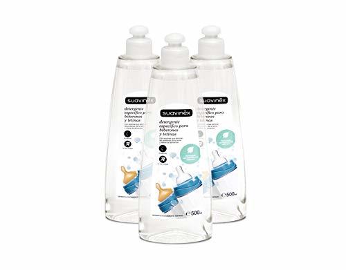 Producto Suavinex - Pack de 3 detergentes de 500 ml para biberones y