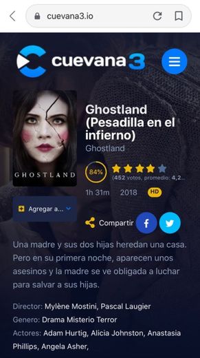 Una pagina para ver películas nuevas 