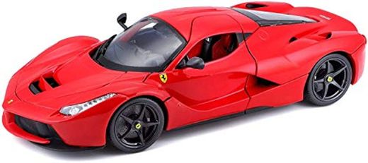 Bburago - 1/18 Ferrari Race & Play LaFerrari, Color Rojo