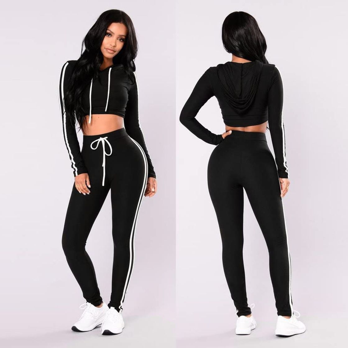 Social Mujeres 2 Piezas Traje Deportivo Colorido Pantalones Casuales Top chándal Traje de