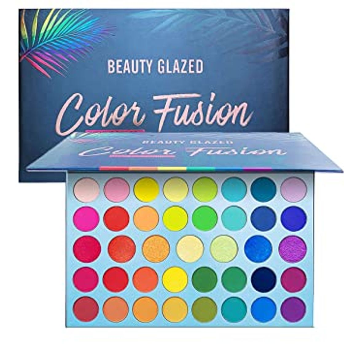 Social Paleta de maquillaje de sombra de ojos de 39 colores Paleta altamente