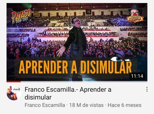 Franco Escamilla.- Aprender a disimular - YouTube