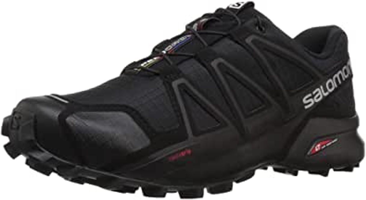 Product Salomon Speedcross 4, Zapatillas de Trail Running para Hombre, Negro/Amarillo