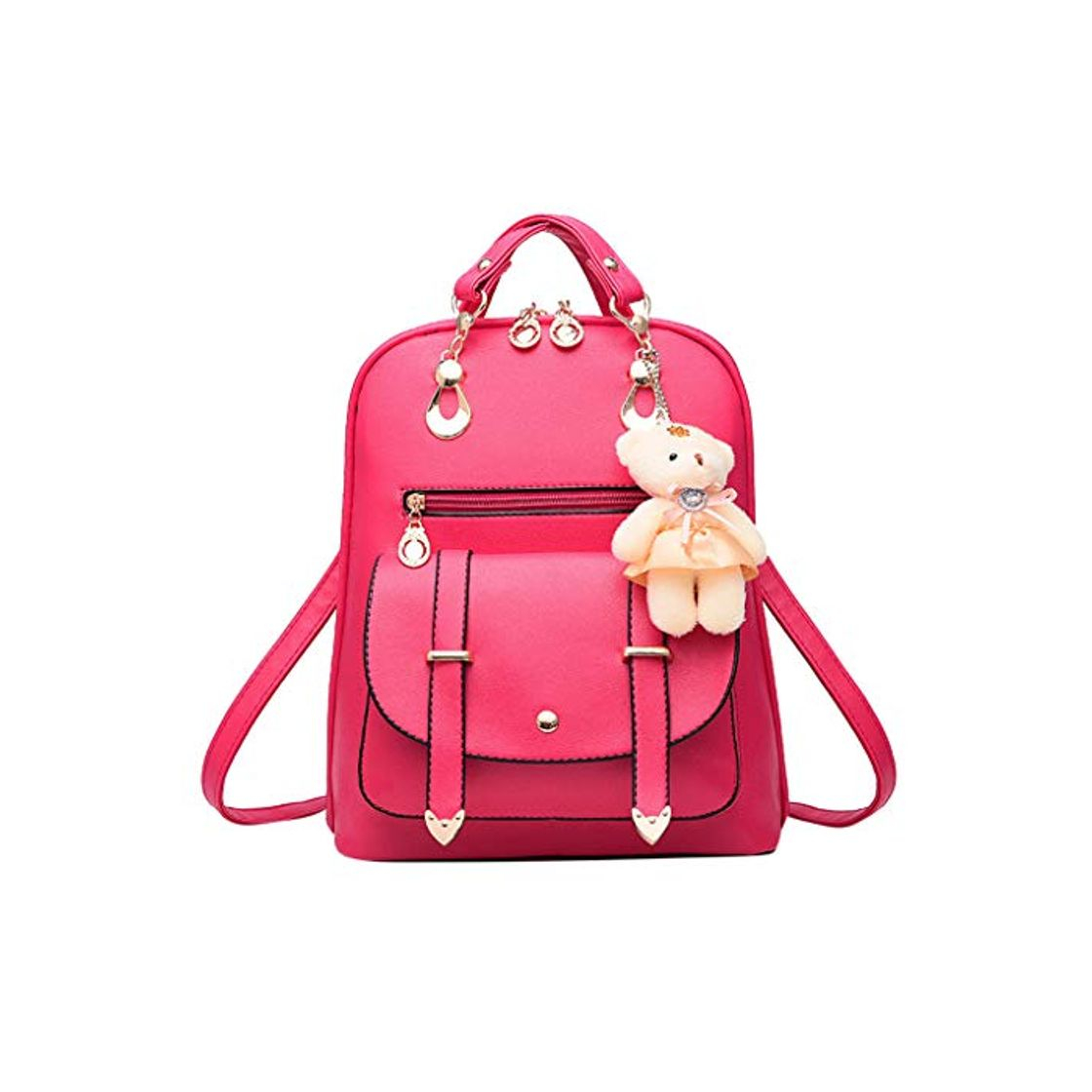 Fashion TWIFER Bolso Mochila Mujer Casual PU Material Bolsa de Escuela Bolsa Vintage Niña Mochila Peso Ligero Compacta Resistente al Agua Juveniles Mochilas Simple Estudiante