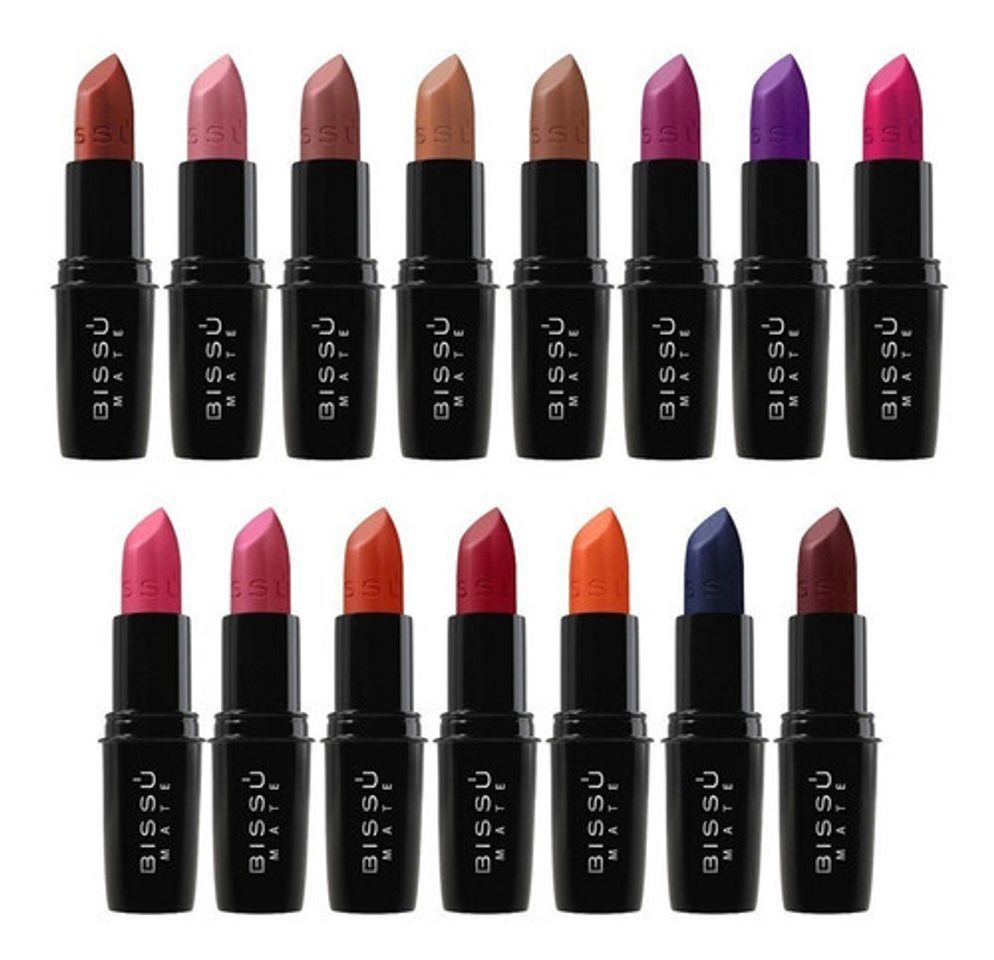 Moda Labiales bissu matte, distintas tonalidades.