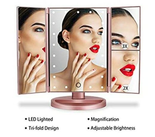 Lighted Vanity Makeup Mirror with 21 LED Lights

