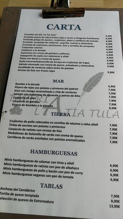 Restaurantes Tapería La Tía Tula