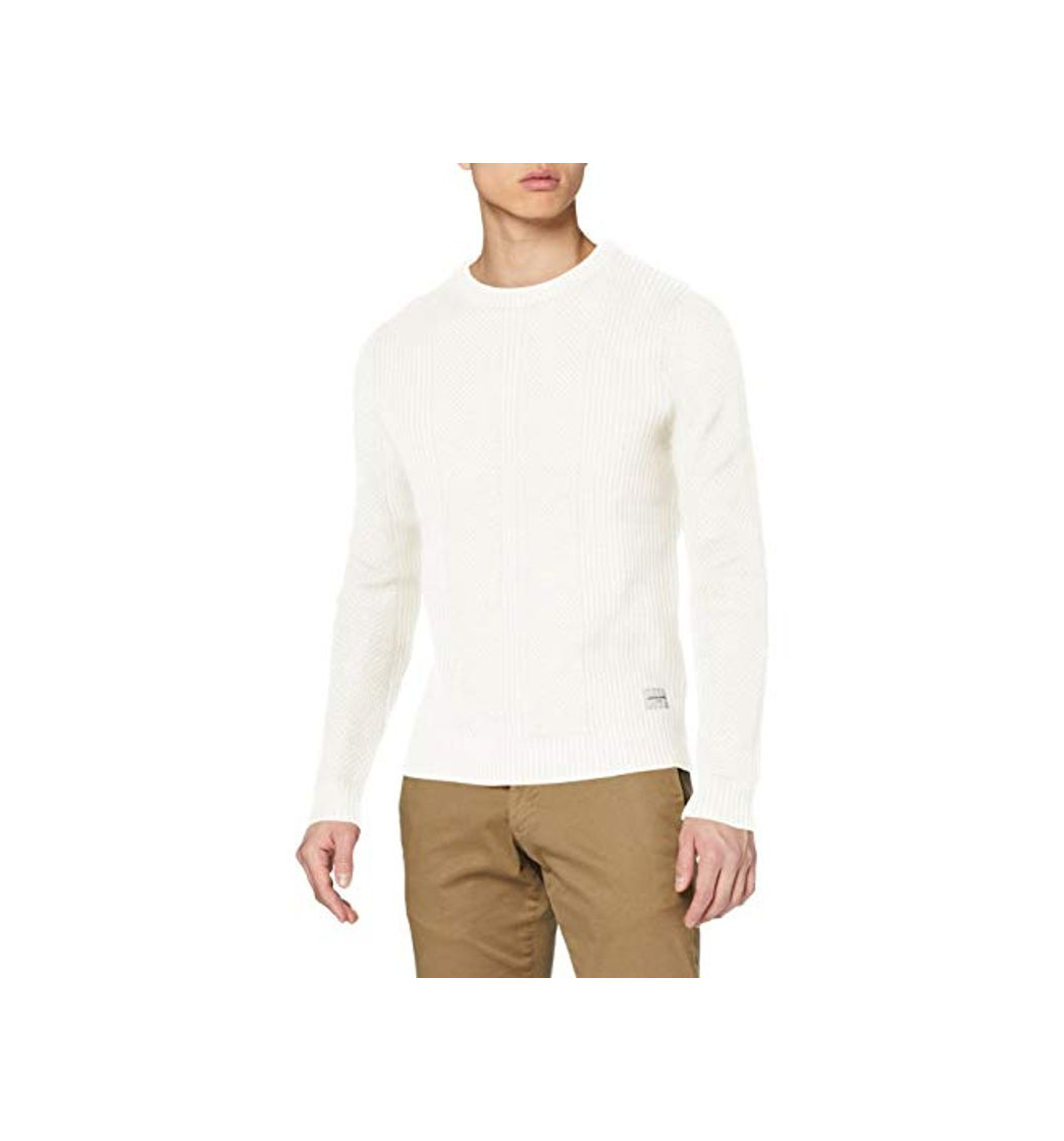 Producto Jack & Jones Jcoharvard Crew Neck suéter, Blanco