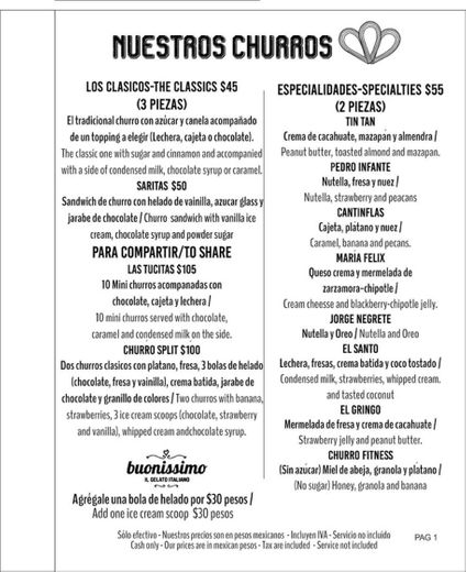 La Romántica churros & restaurante bar Fluvial