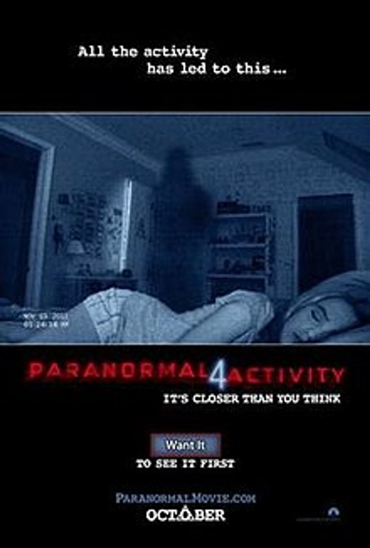 Película Actividad Paranormal 4