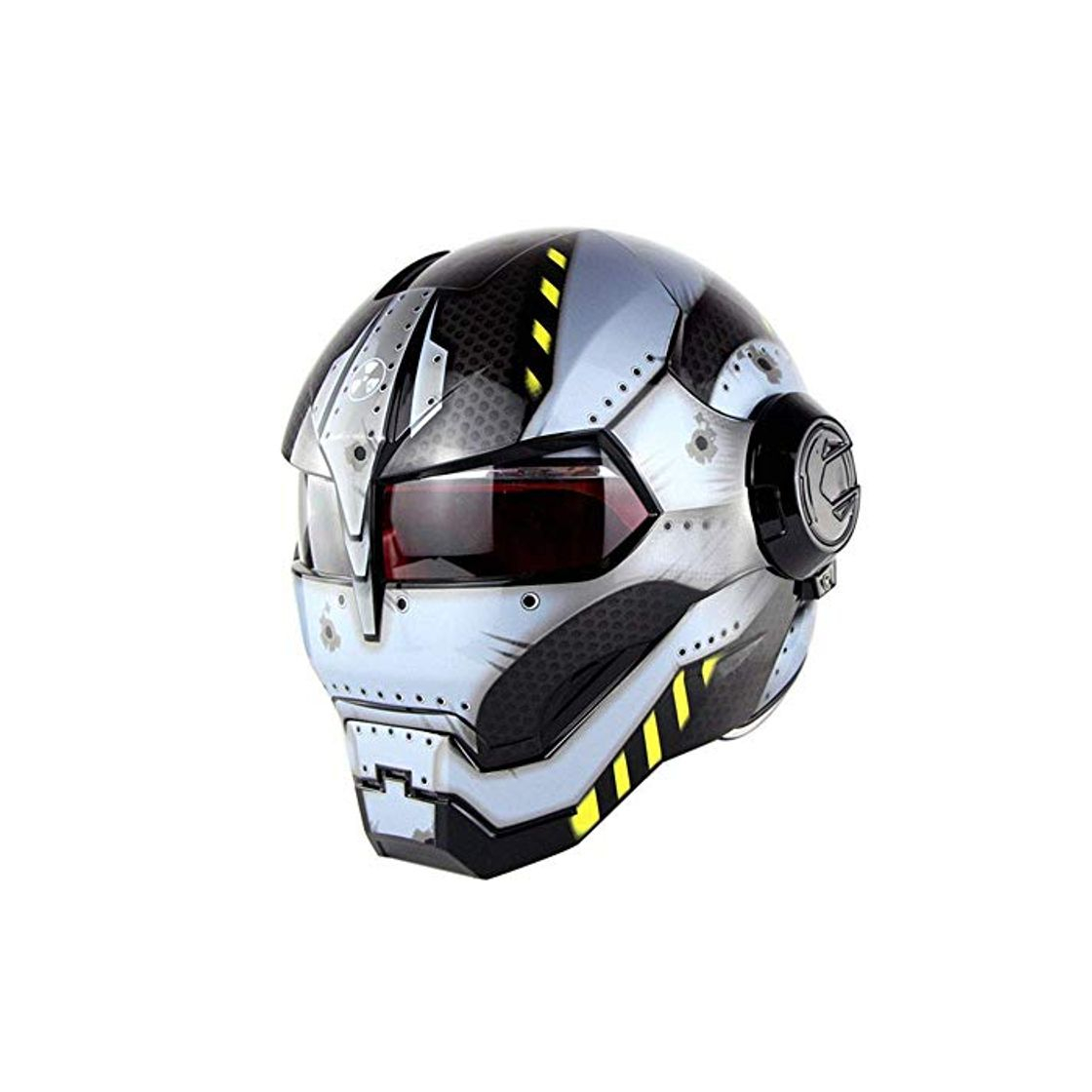 Producto Yhongyang Super Personalidad Casco de Moto Iron Man Casco Integral Estilo Retro