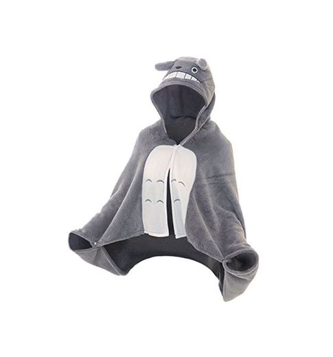 CoolChange Poncho de Totoro de vellòn con Capucha, Talla