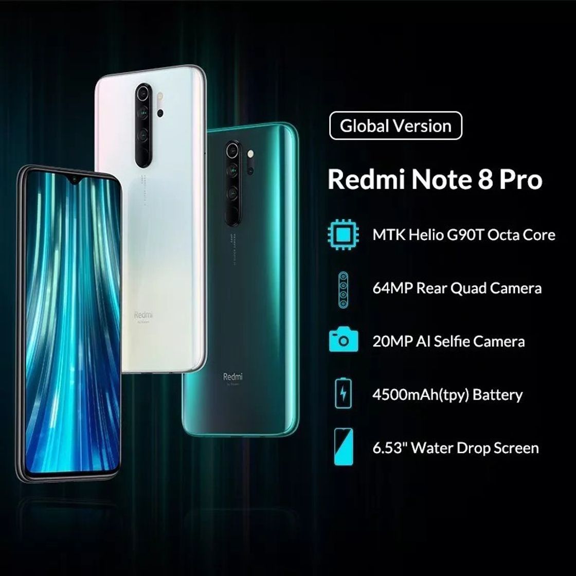 Product Xiaomi Redmi Note 8 Pro Teléfono 6GB RAM