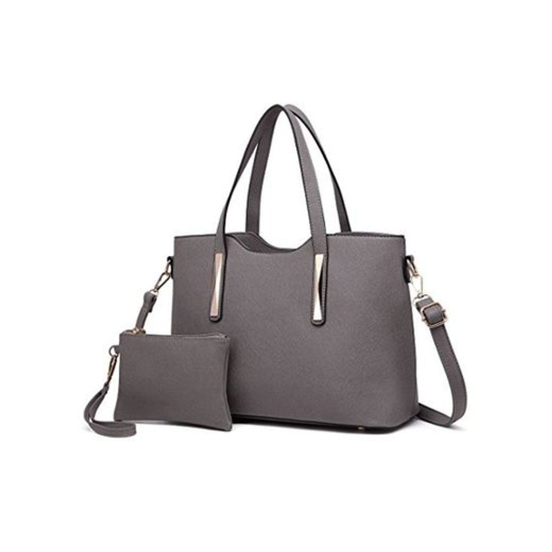 Social Miss Lulu Bolsas de Señoras Moda Cuero Pu 2 Piezas Totalizador Bolsos