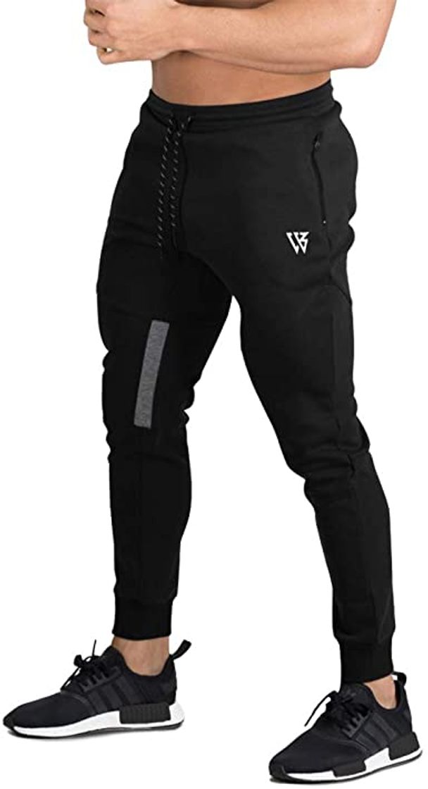 Moda Pantalones de Trabajo Hombre Pantalon Chandal Running Elásticos Pantalones con Bolsillos Laterales Ropa de Running Deportivas Apretados Jogger Overol Chandal