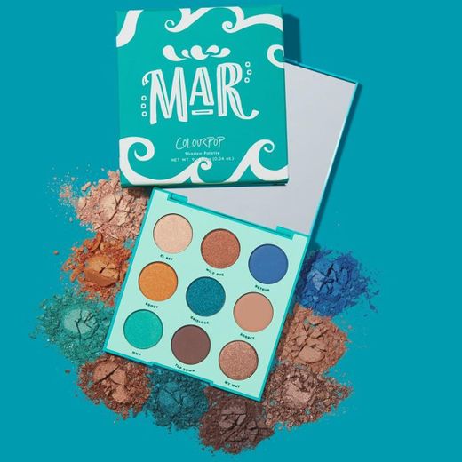 Mar Summer Teal & Bronze Eyeshadow Palette | ColourPop