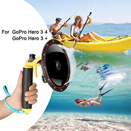 FEIMUOSI para GoPro Dome Port Hero 4 Hero 3 3