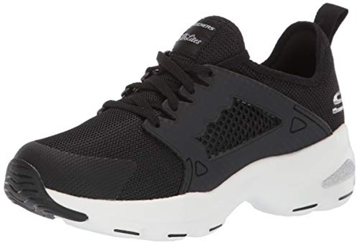 Fashion Skechers D'Lite Ultra-at The Top, Zapatillas para Mujer, Negro