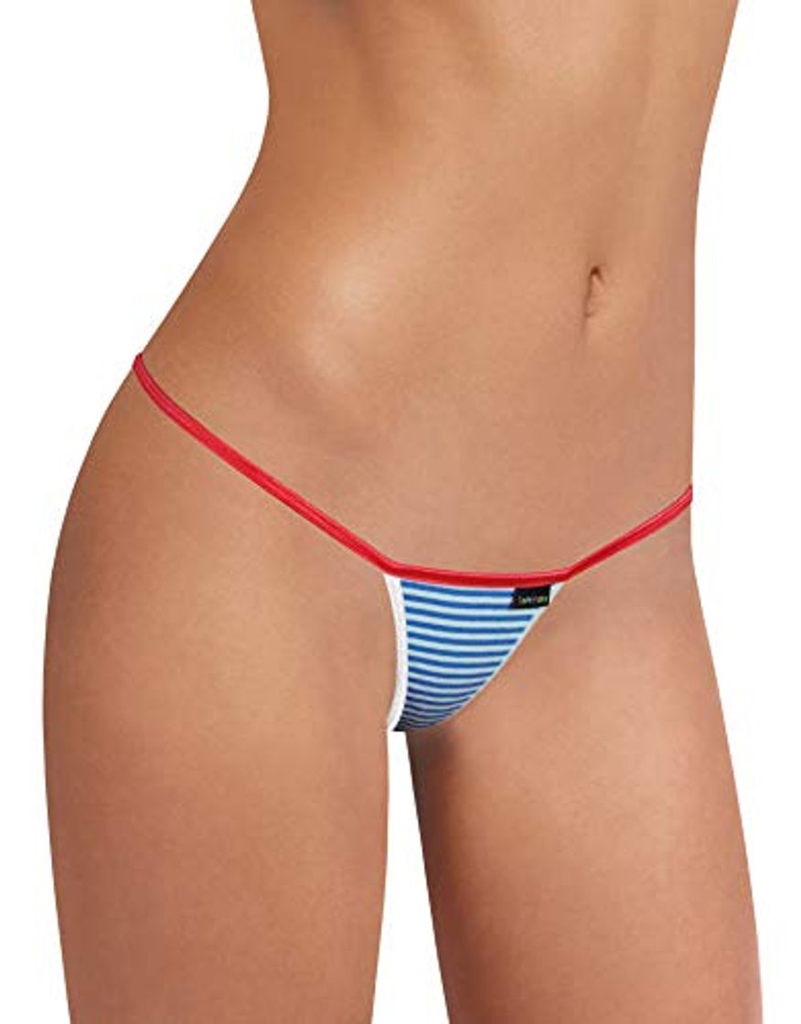 Moda Sohimary 402 Mini Bikini Tanga String Mujer XS S M L 34 36 38 40 Multicolor