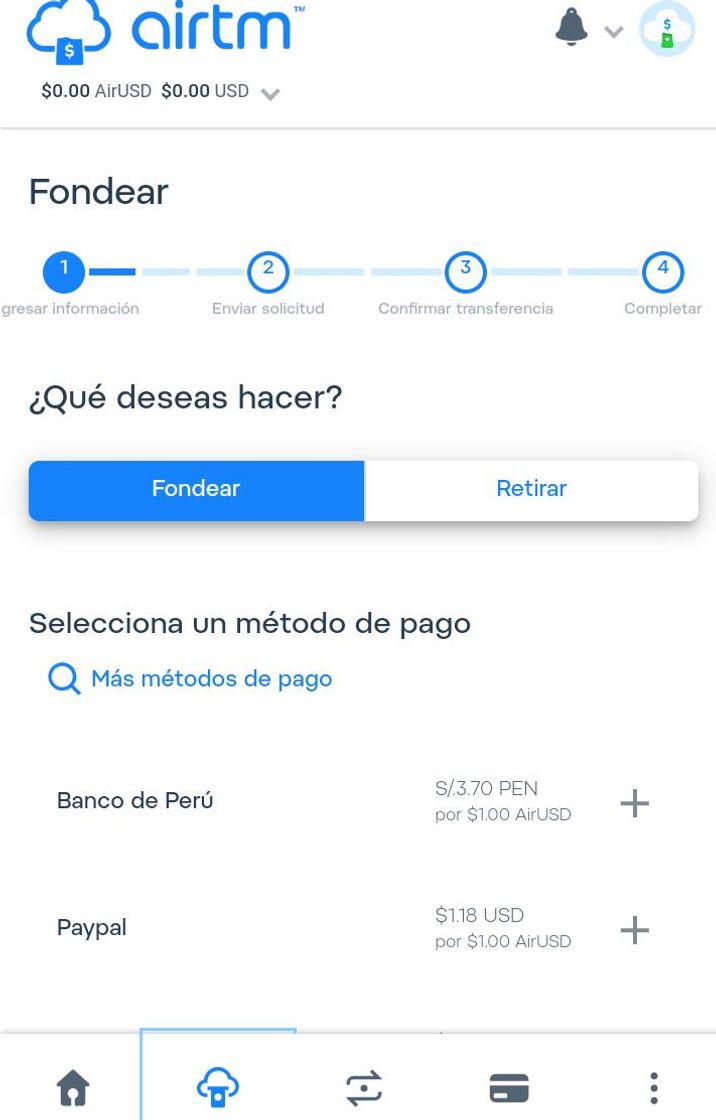 App Apps para que puedas retirar o enviar dinero