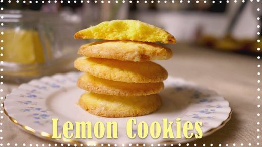 Cookies esponjosas de limón