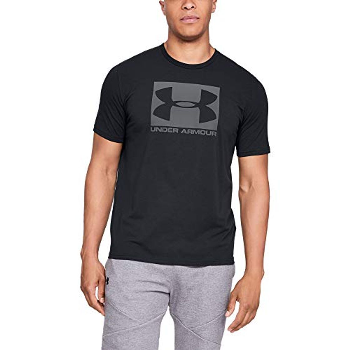 Product Under Armour UA Boxed Sportstyle Short Sleeve Camiseta, Hombre, Negro