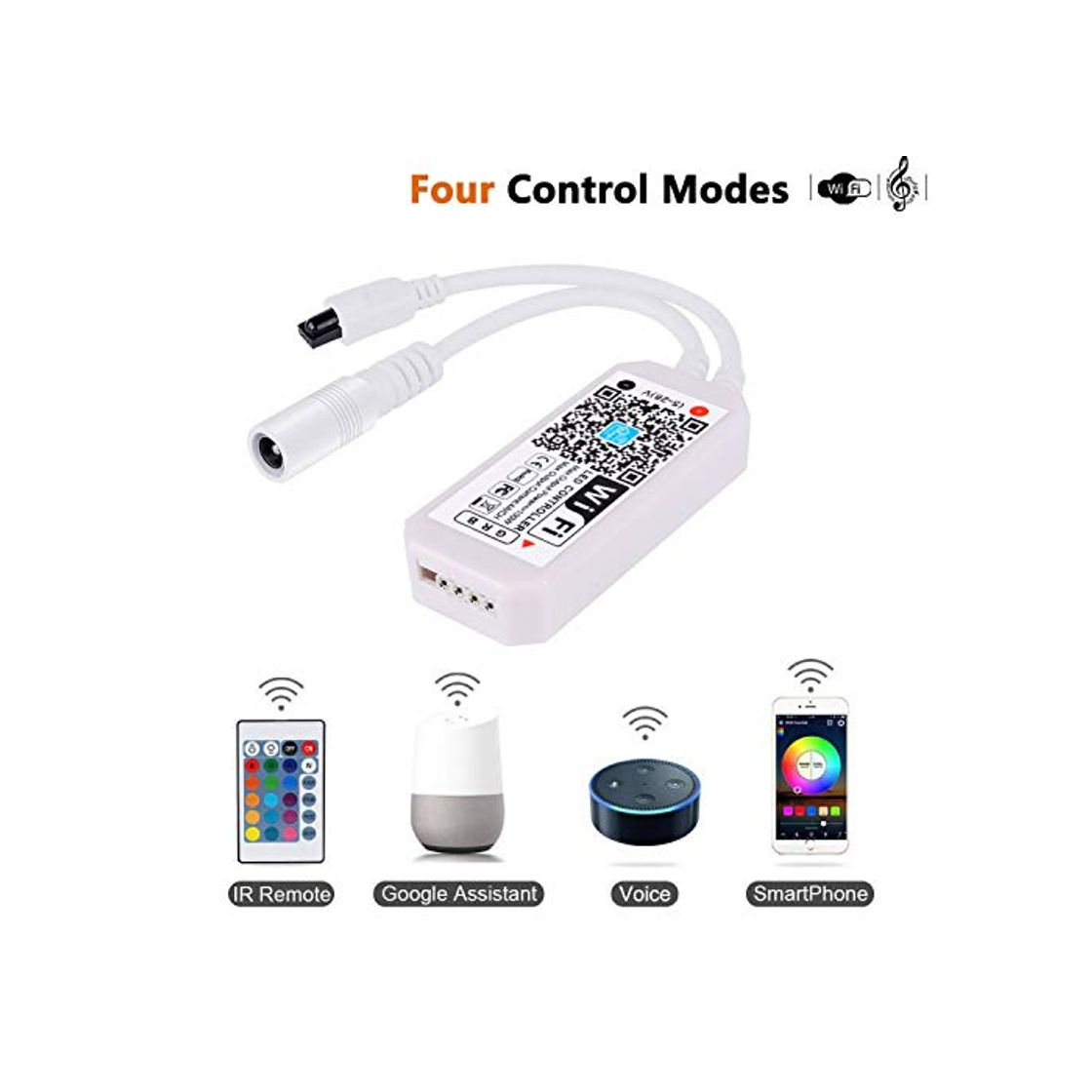 Elemento de la categoría hogar Wifi RGB Tira LED Controlador