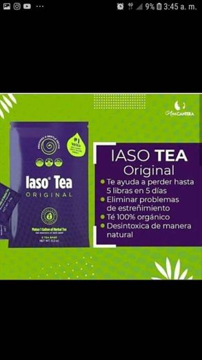 Iaso tea pierde 5 libra en 5 dias