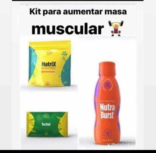 Kit para aumentar masa muscular 