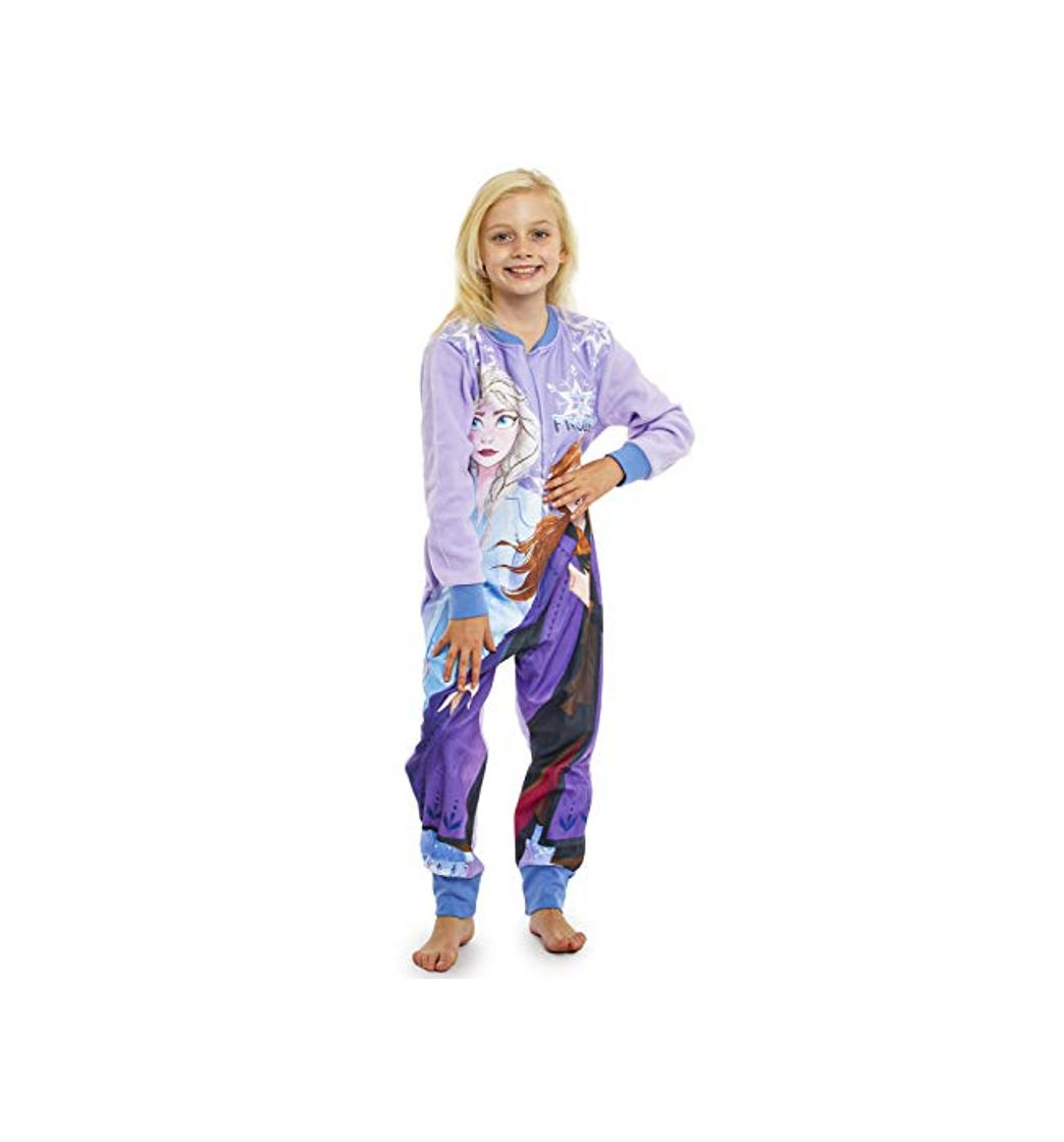 Moda Disney Frozen Pijama Entero para Niñas De Una Pieza, Ropa Niña Invierno