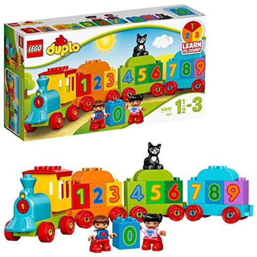 LEGO DUPLO - Mi Primer Tren de los Números, Juguete Preescolar Educativo