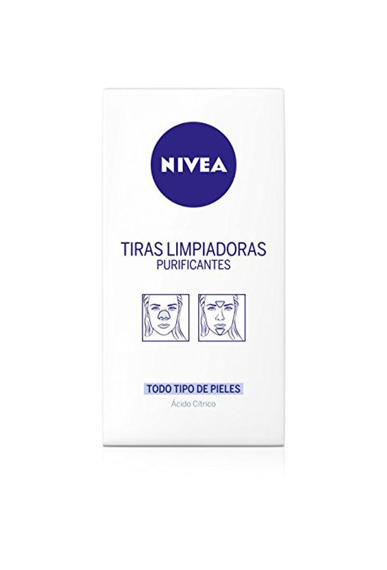 Social Nivea - Tiras limpiadoras purificantes zona T para cara y rostro