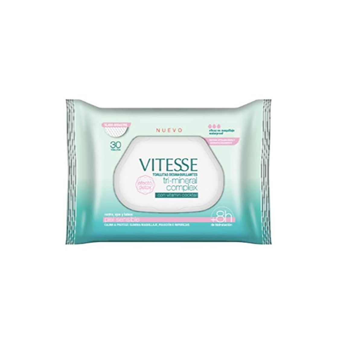 Social VITESSE Toallitas Desmaqui.P.Sensible 30U TOALL.DESM.P