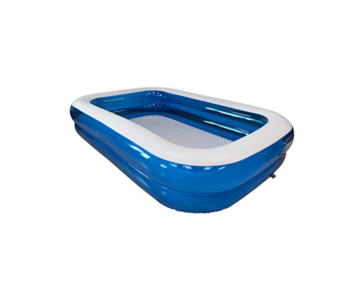 Social KitGarden Piscina Hinchable Rectangular 660 litros, 260x175x51cm, Azul