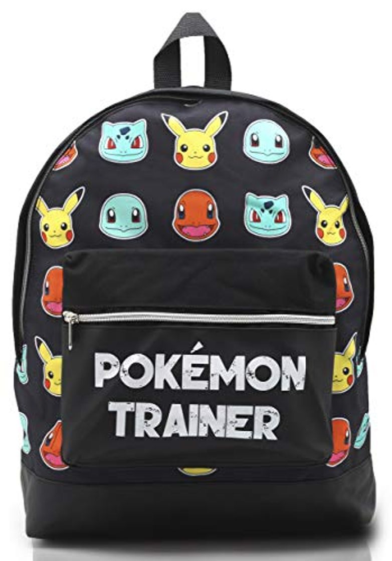 Social Mochila Pokemon Escolar Let's Go Pikachu Charmander Bulbasaur para Niños Niñas