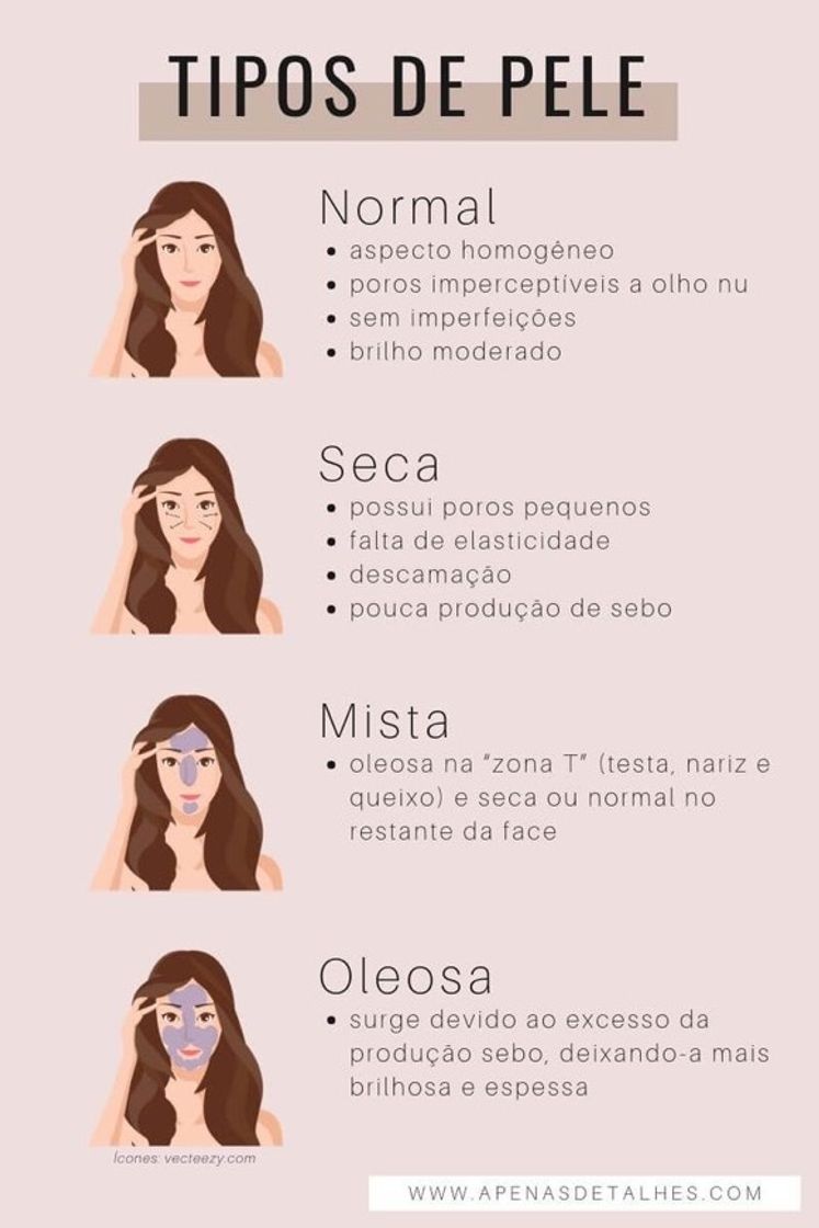 Moda Como indentificar seu tipo de pele