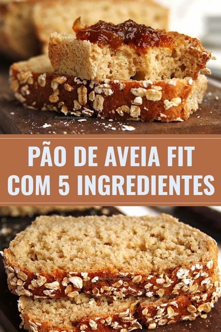 Fashion Pão de Aveia com 5 ingredientes 