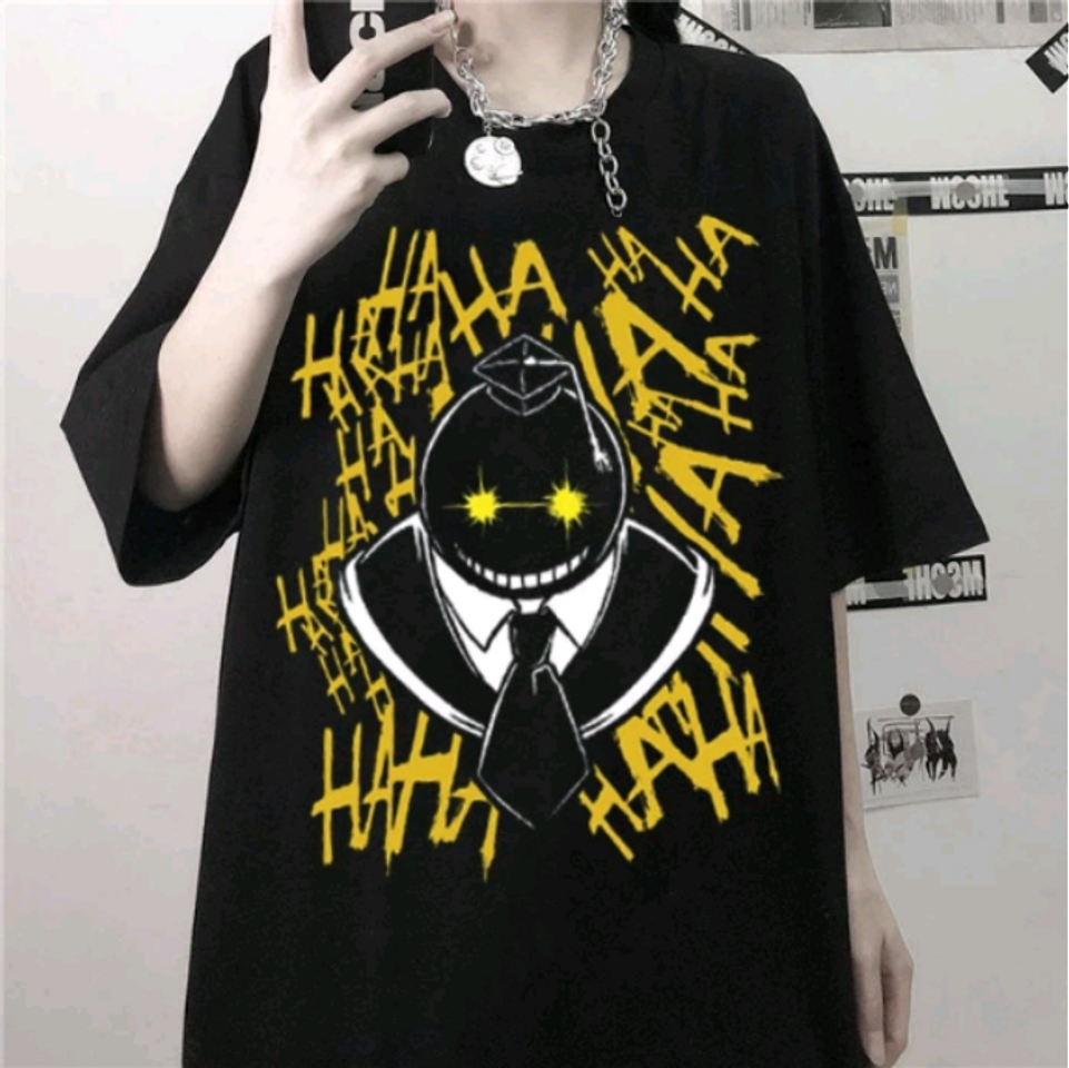 Moda Camiseta Manga gótico