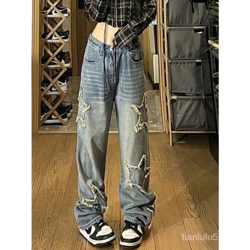 Moda Calça y2k vintage coreano streetwear