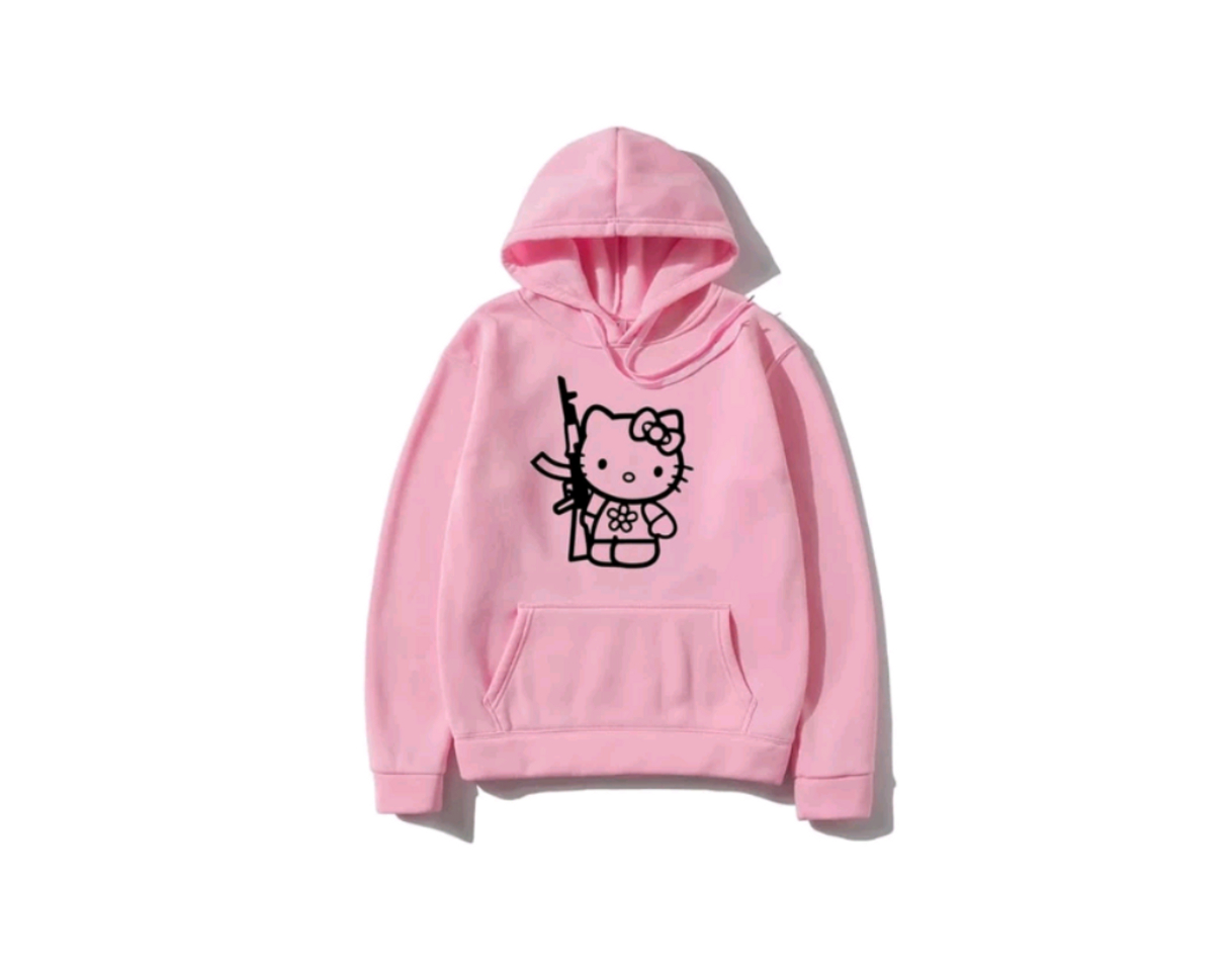 Social Moletom canguru Hello Kitty unissex