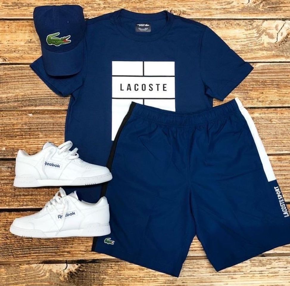 Fashion Look Lacoste 🚀🐊❤️