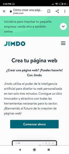 Jimdo - crea tu pagina web aquí!