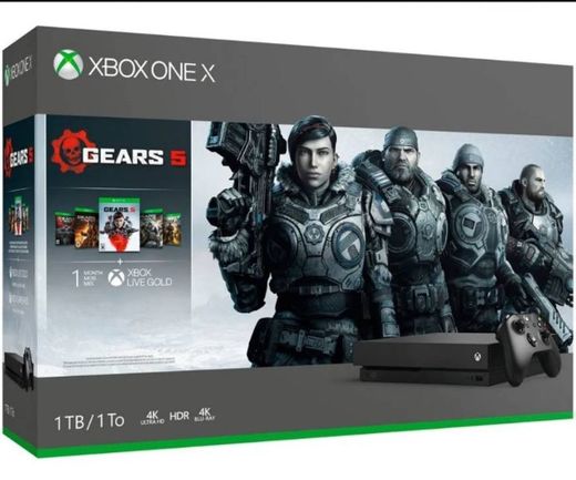 Consola Xbox One X 1tb 4k Amd Graficos 12gb Bundle Gears 5