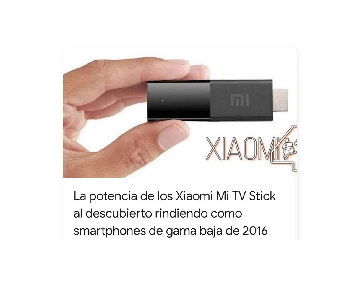 Producto Xiaomi Stick TV