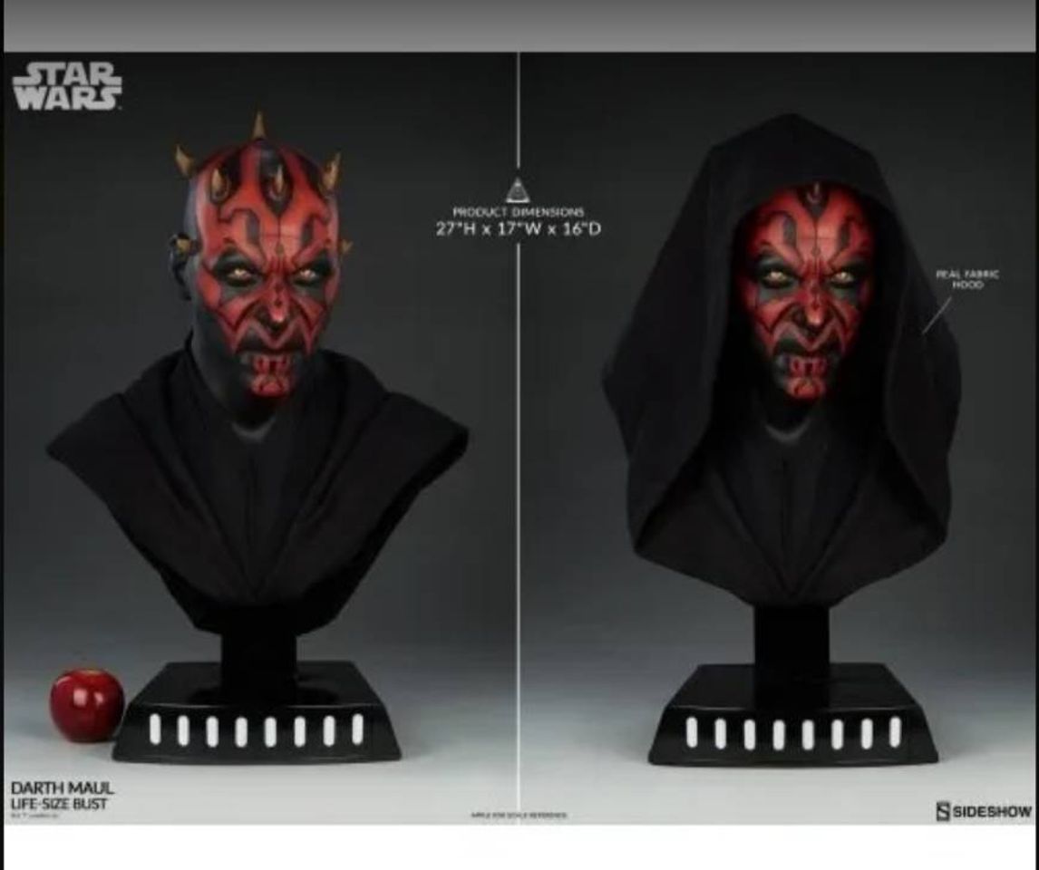 Moda Busto de Darth Maul sideshow 