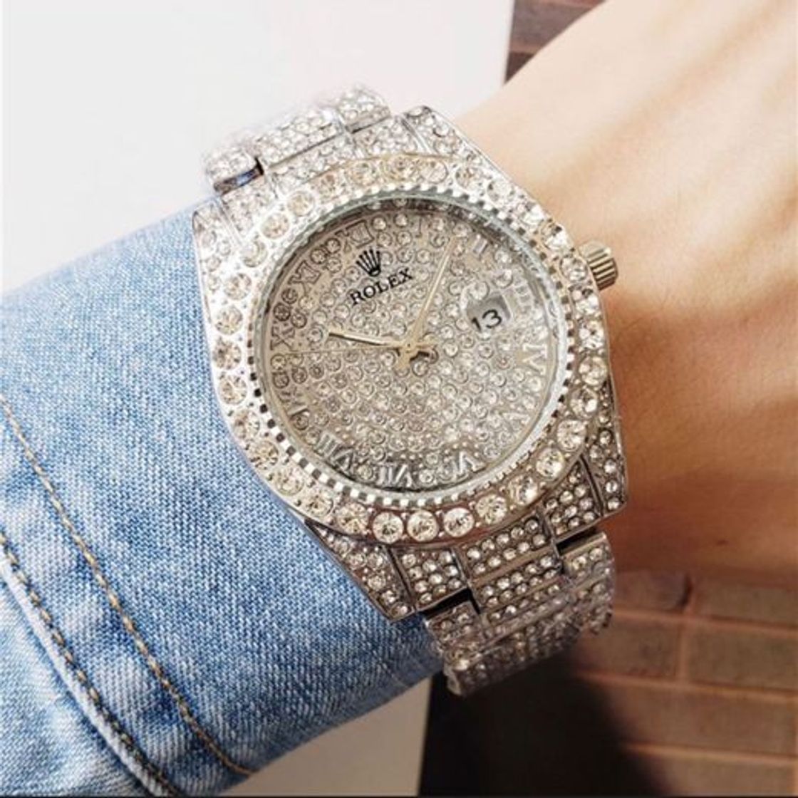 Social RELOJ ROLEX FASHION CON DIAMANTES