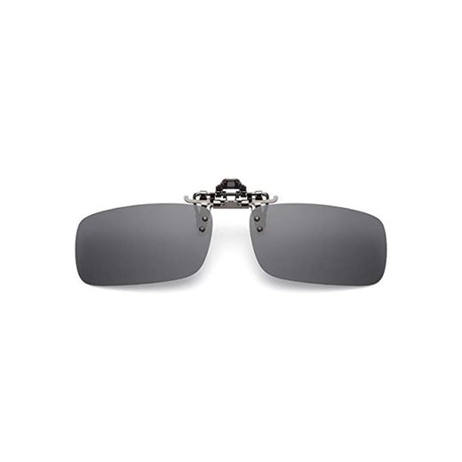 CHREEEKI Gafas de sol con clip, Gafas de sol polarizadas para Hombre