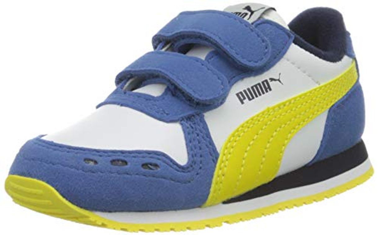 Fashion PUMA Cabana Racer SL V INF, Zapatillas Unisex niños, Blanco White